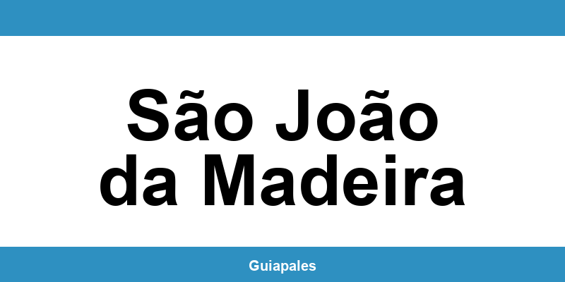 Contactos da Câmara Municipal de São João da Madeira
