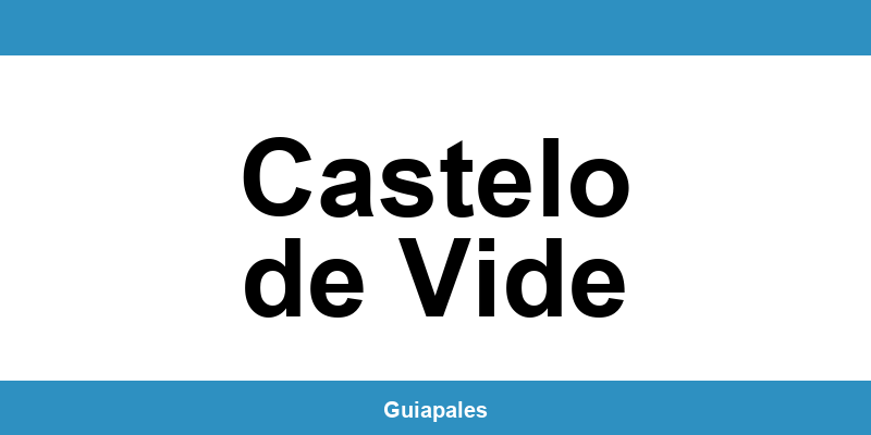 Contactos da Câmara Municipal de Castelo de Vide
