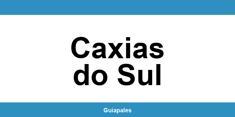 Contactos da Câmara Municipal de Caxias do Sul
