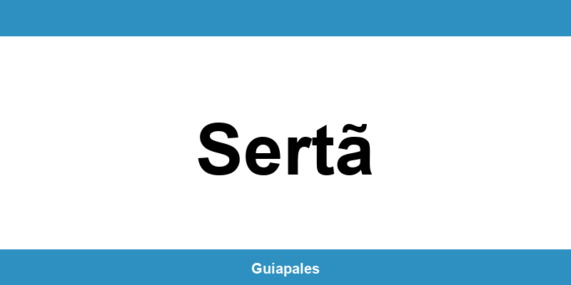 Contactos da Câmara Municipal de Sertã