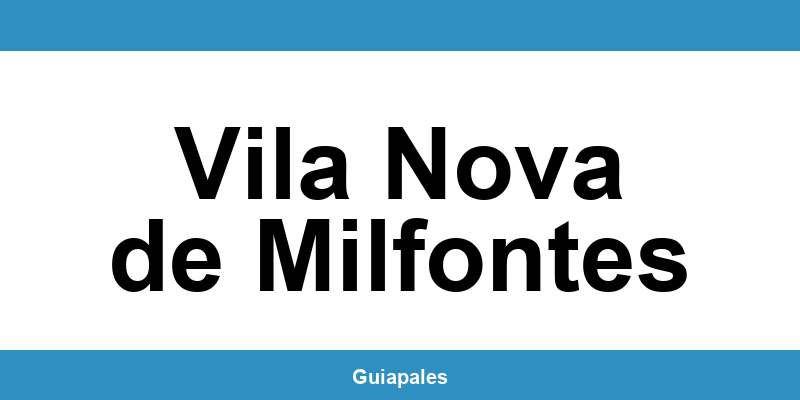 Contactos da Câmara Municipal de Vila Nova de Milfontes