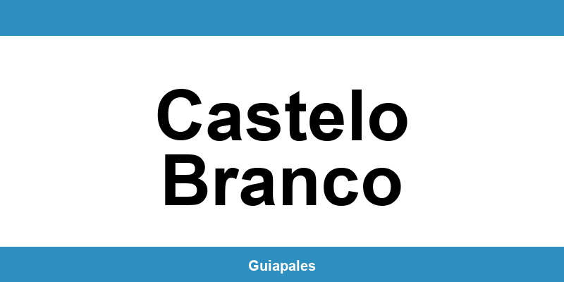Contactos da Câmara Municipal de Castelo Branco