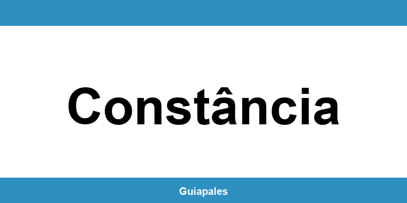 Contactos da Câmara Municipal de Constância