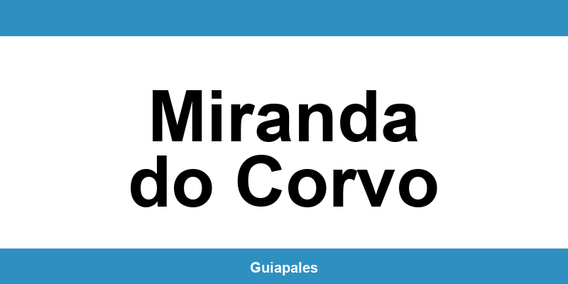 Contactos da Câmara Municipal de Miranda do Corvo